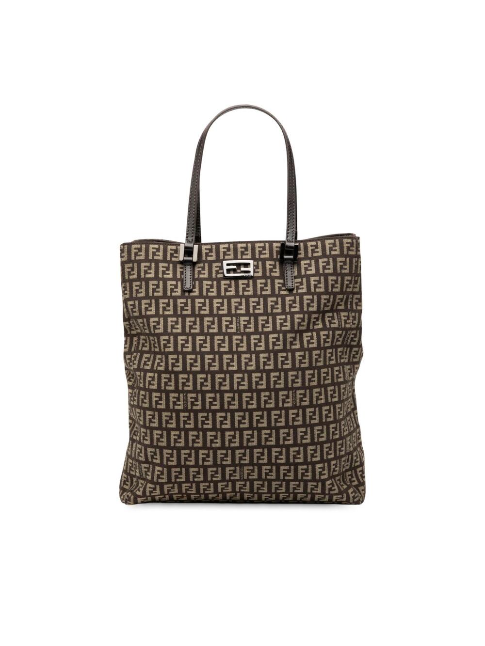 Fendi Zucchino Canvas Tote Pre-Loved #373432F45B